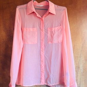 Sheer Button Up